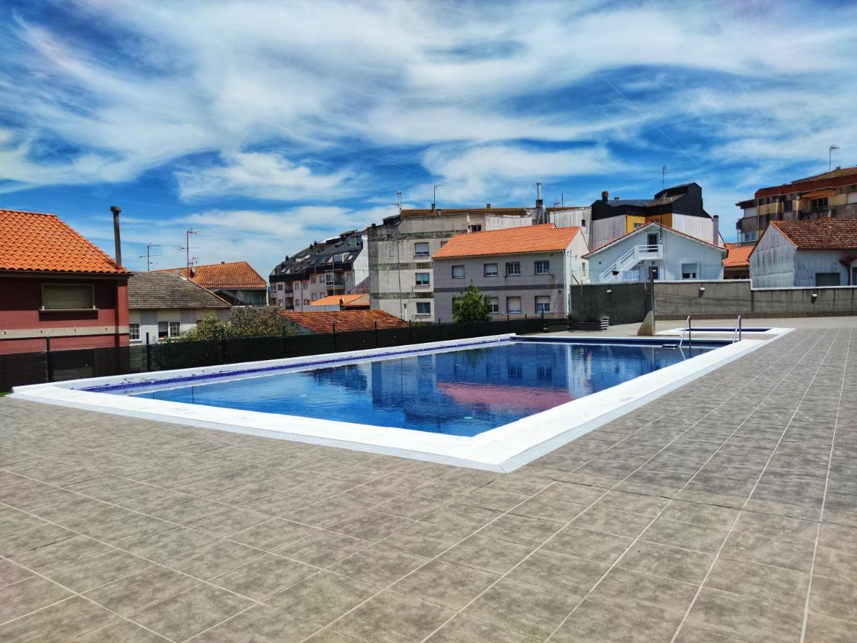 Desconectaengalicia Atico La Perla, Piscina Y Pista Tenis Sanxenxo Bagian luar foto